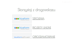 Desktop Screenshot of blueform.pl